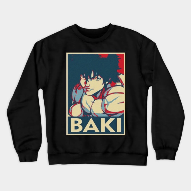 BAKI Crewneck Sweatshirt by BUSTLES MOTORCYCLE